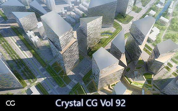 دانلود مدل سه بعدی صحنه خارجی Crystal CG Vol 92 برای 3ds Max