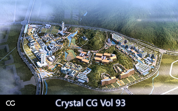دانلود مدل سه بعدی صحنه خارجی Crystal CG Vol 93 برای 3ds Max