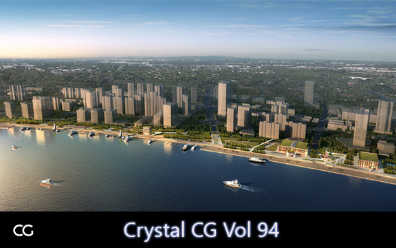 دانلود مدل سه بعدی صحنه خارجی Crystal CG Vol 94 برای 3ds Max