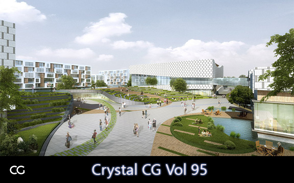 دانلود مدل سه بعدی صحنه خارجی Crystal CG Vol 95 برای 3ds Max