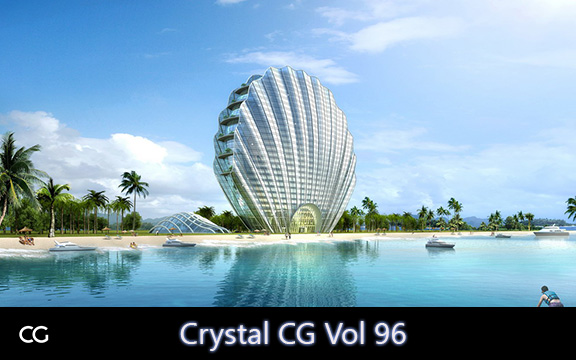 دانلود مدل سه بعدی صحنه خارجی Crystal CG Vol 96 برای 3ds Max