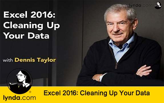 دانلود فیلم آموزشی Excel 2016: Cleaning Up Your Data از Lynda