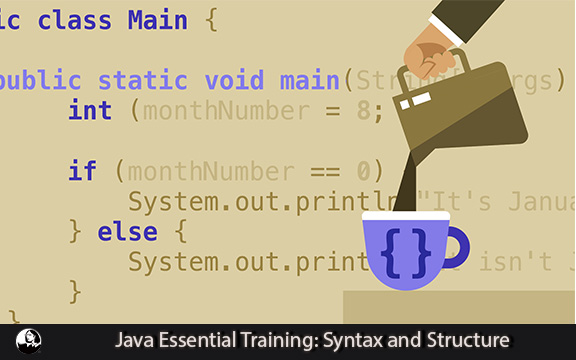 دانلود فیلم آموزشی Java Essential Training: Syntax and Structure