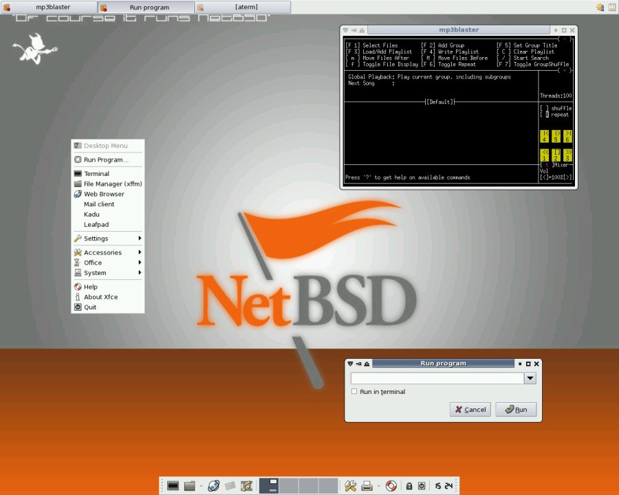 NetBSD center