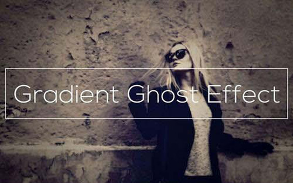 دانلود اکشن فتوشاپ Gradient Ghost Effect