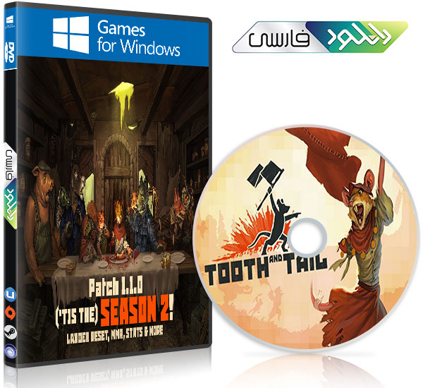دانلود بازی کامپیوتر Tooth and Tail SEASON 2 نسخه PLAZA + آخرین آپدیت