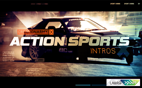 دانلود پروژه آماده افتر افکت Videohive Action Sports Intro