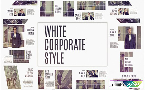 دانلود پروژه افتر افکت Videohive Corporate White