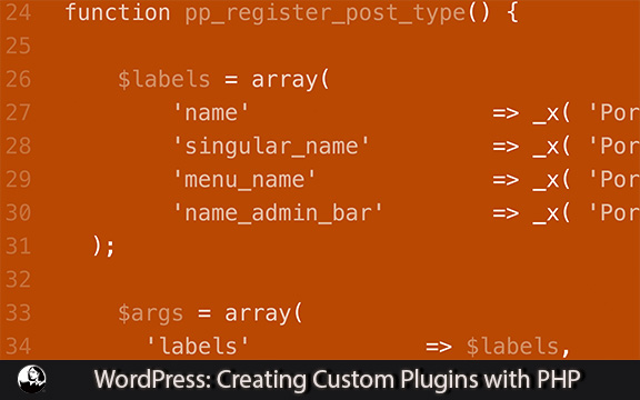 دانلود فیلم آموزشی WordPress: Creating Custom Plugins with PHP