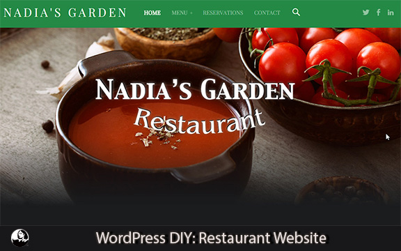 دانلود فیلم آموزشی WordPress DIY: Restaurant Website