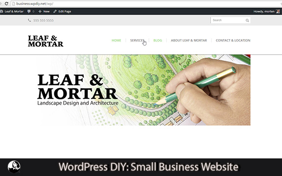 دانلود فیلم آموزشی WordPress DIY: Small Business Website لیندا