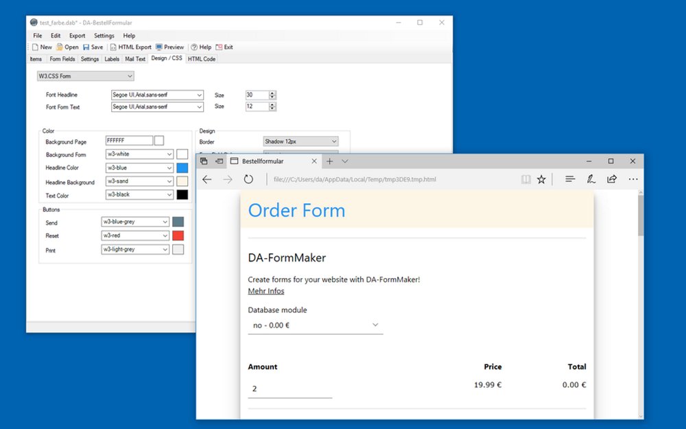 download the new DA-FormMaker 4.17