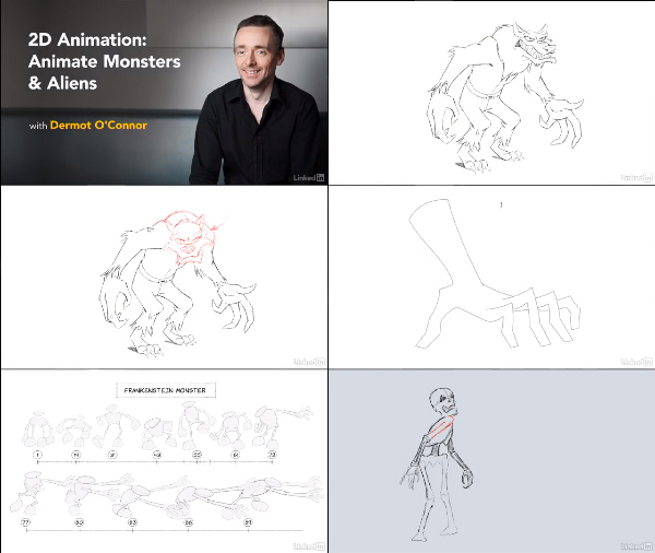 2D Animation: Animate Monsters and Aliens center
