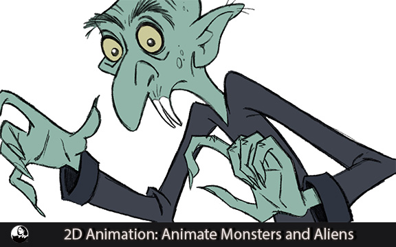 دانلود فیلم آموزشی 2D Animation: Animate Monsters and Aliens