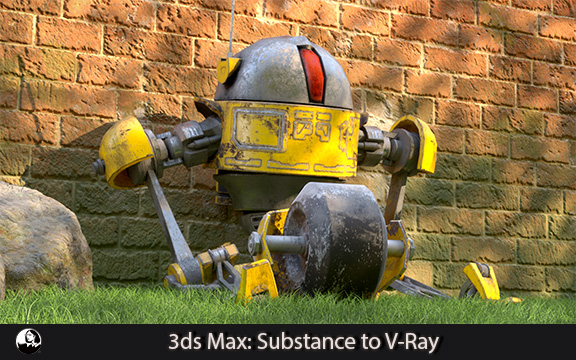 دانلود فیلم آموزشی 3ds Max: Substance to V-Ray