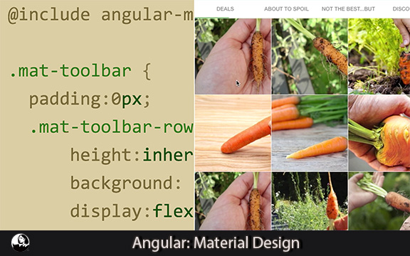 دانلود فیلم آموزشی Angular: Material Design
