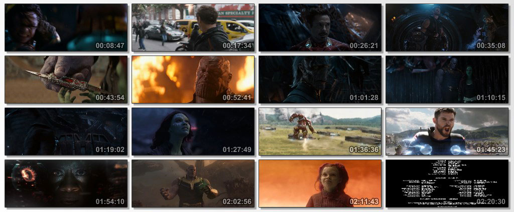 Avengers Infinity War - Screen