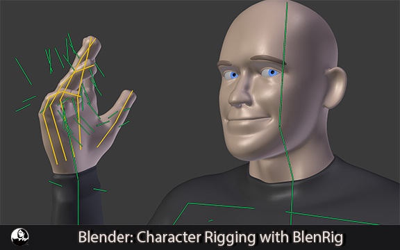 دانلود فیلم آموزشی Blender: Character Rigging with BlenRig