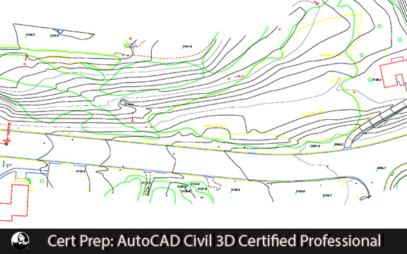 دانلود فیلم آموزشی Cert Prep: AutoCAD Civil 3D Certified Professional