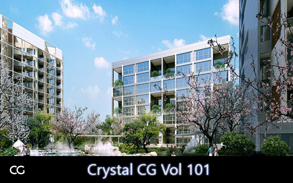 دانلود مدل سه بعدی صحنه خارجی Crystal CG Vol 101 برای 3ds Max