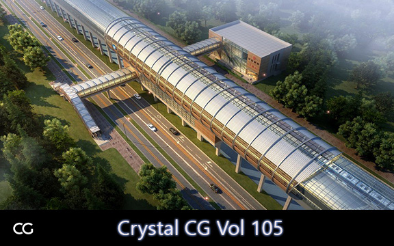 دانلود مدل سه بعدی صحنه خارجی Crystal CG Vol 105 برای 3ds Max