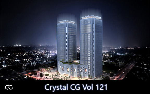 دانلود مدل سه بعدی صحنه خارجی Crystal CG Vol 121 برای 3ds Max