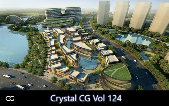 دانلود مدل سه بعدی صحنه خارجی Crystal CG Vol 124 برای 3ds Max