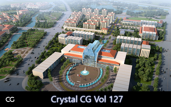 دانلود مدل سه بعدی صحنه خارجی Crystal CG Vol 127 برای 3ds Max