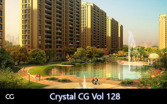 دانلود مدل سه بعدی صحنه خارجی Crystal CG Vol 128 برای 3ds Max