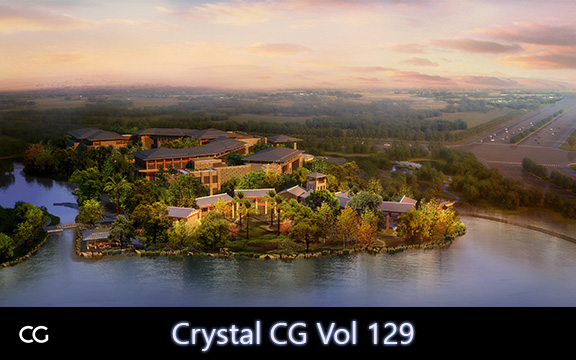 دانلود مدل سه بعدی صحنه خارجی Crystal CG Vol 129 برای 3ds Max