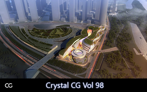دانلود مدل سه بعدی صحنه خارجی Crystal CG Vol 98 برای 3ds Max