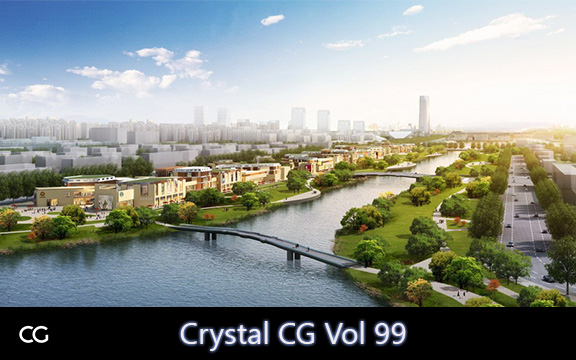 دانلود مدل سه بعدی صحنه خارجی Crystal CG Vol 99 برای 3ds Max