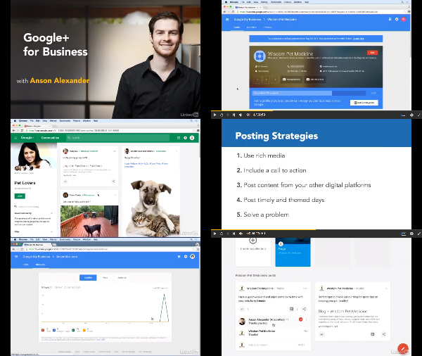 Google+ for Business center