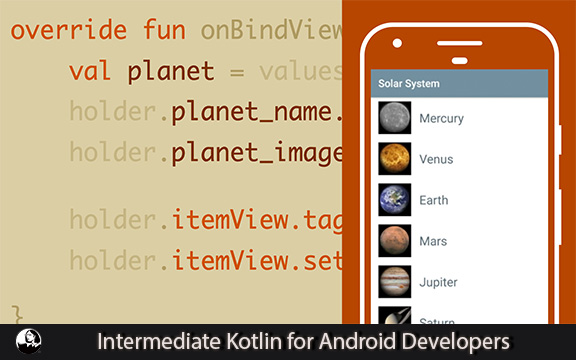 دانلود فیلم آموزشی Intermediate Kotlin for Android Developers
