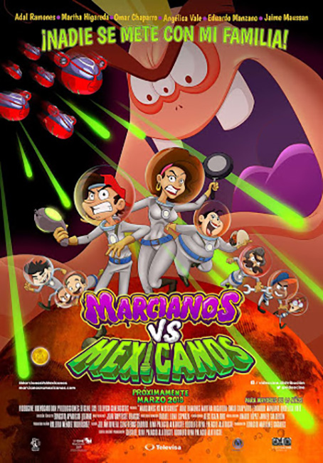 معرفی انیمیشن سینمایی Marcianos vs. Mexicanos 2018