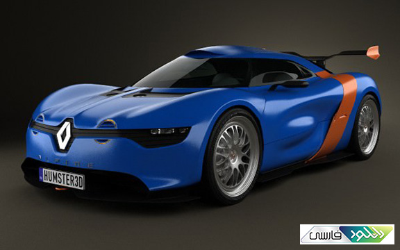 دانلود مدل سه بعدی اتومبیل Renault Alpine A110-50 2012