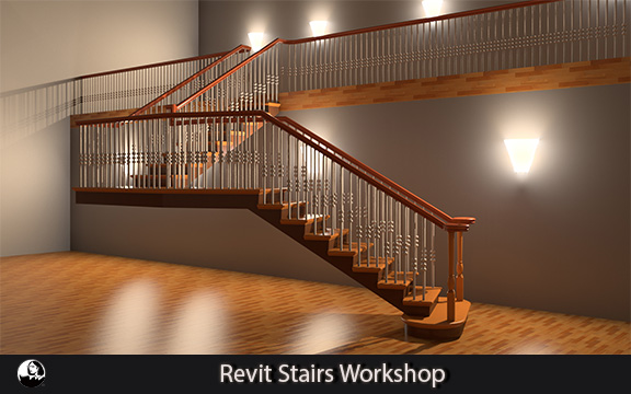 دانلود فیلم آموزشی Revit Stairs Workshop