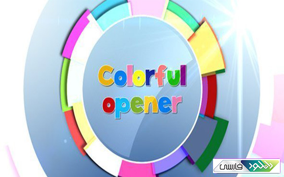 دانلود پروژه افتر افکت Videohive Kids Colorful Opener