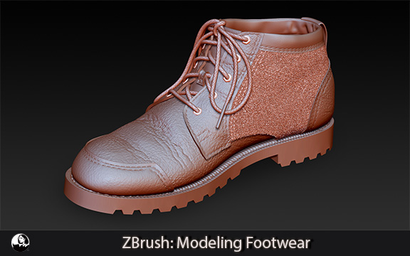 دانلود فیلم آموزشی ZBrush: Modeling Footwear