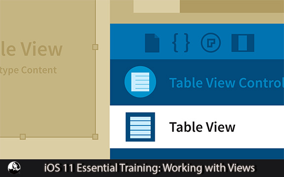 دانلود فیلم آموزشی iOS 11 Development Essential Training: Working with Views