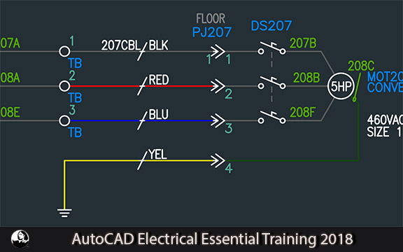 دانلود فیلم آموزشی AutoCAD Electrical Essential Training 2018