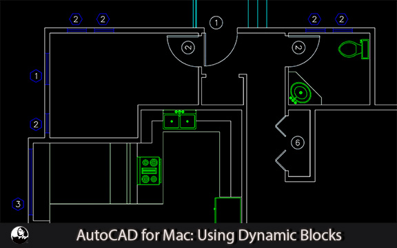 دانلود فیلم آموزشی AutoCAD for Mac: Using Dynamic Blocks