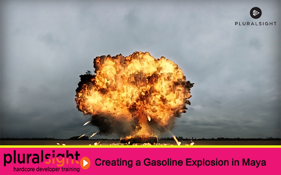 دانلود فیلم آموزشی Creating a Gasoline Explosion in Maya