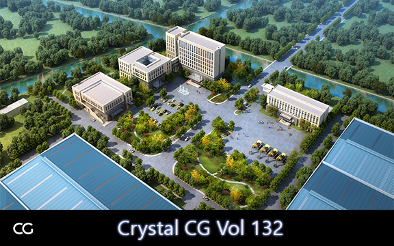 دانلود مدل سه بعدی صحنه خارجی Crystal CG Vol 132 برای 3ds Max