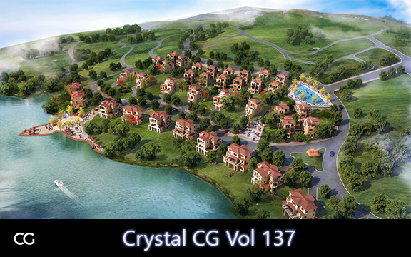 دانلود مدل سه بعدی صحنه خارجی Crystal CG Vol 137 برای 3ds Max