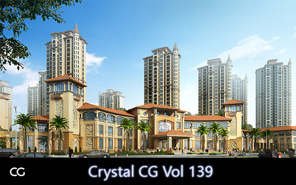 دانلود مدل سه بعدی صحنه خارجی Crystal CG Vol 139 برای 3ds Max
