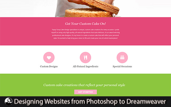 دانلود فیلم آموزشی Designing Websites from Photoshop to Dreamweaver
