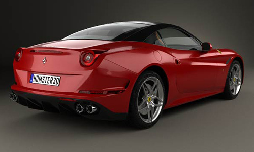 Ferrari California T 2015 3d Model center