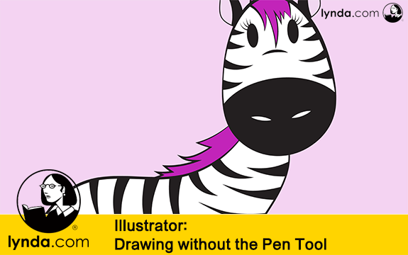 دانلود فیلم آموزشی Illustrator: Drawing without the Pen Tool از Lynda