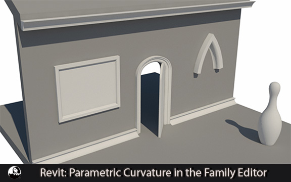 دانلود فیلم آموزشی Revit: Parametric Curvature in the Family Editor
